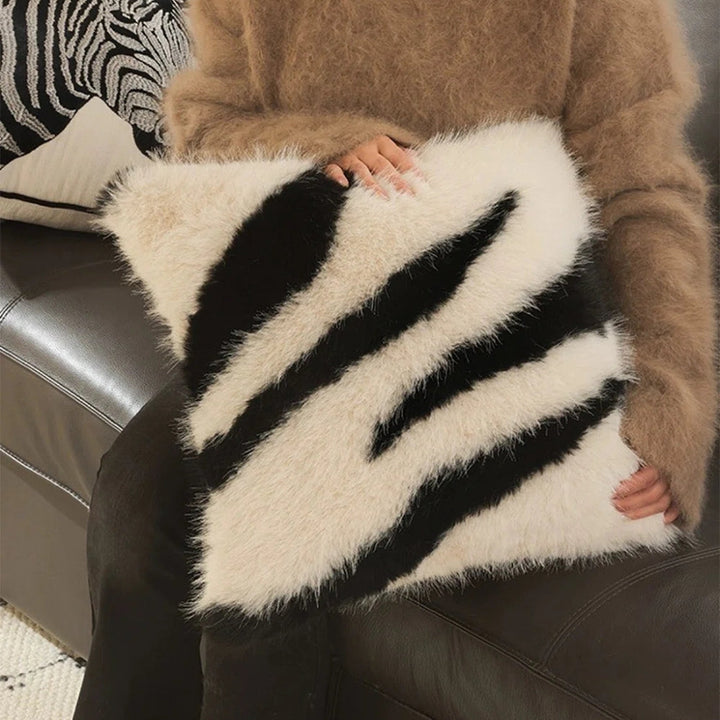 BowLift | Strié Luxe Faux Fur Cushion Cover