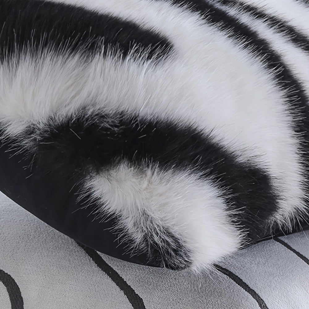 BowLift | Strié Luxe Faux Fur Cushion Cover