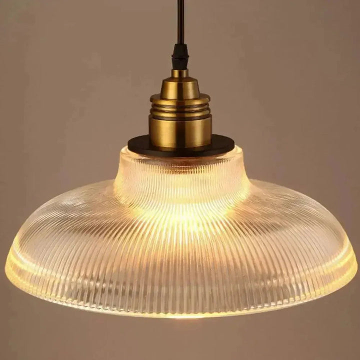 Vintage-inspired glass pendant lamp for a warm and stylish atmosphere Bowlift