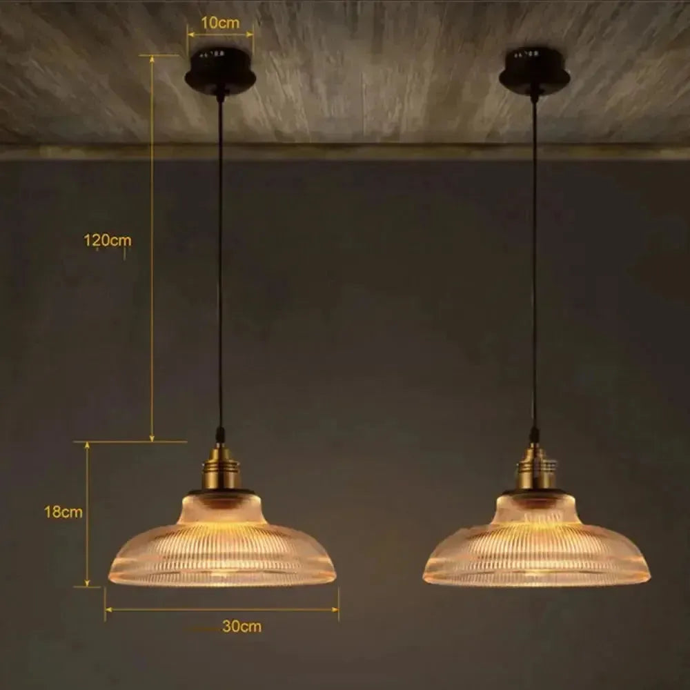 Vintage-inspired glass pendant lamp for a warm and stylish atmosphere Bowlift