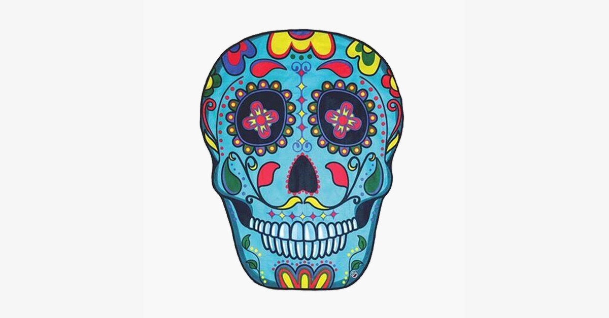 BowLift | Aesthetic Skull Beach Mat – The mat for every occasion!