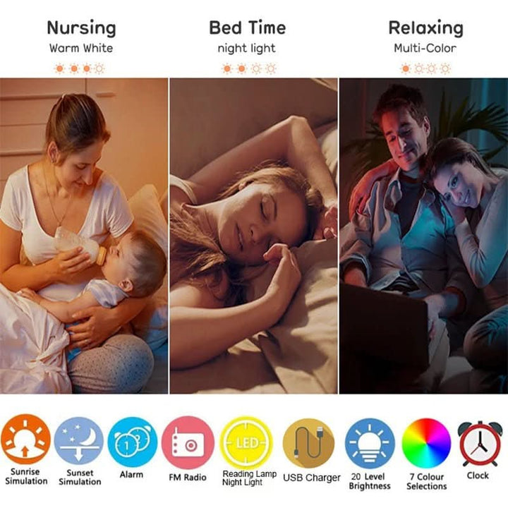 BowLift | Alarm clock with sunrise simulation & nature sounds