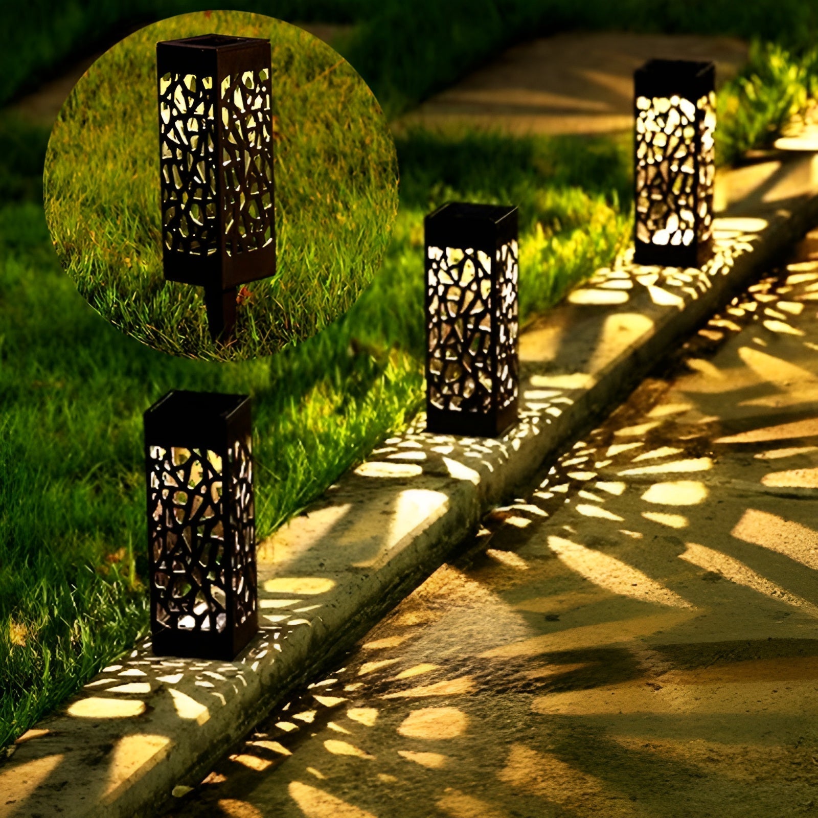 BowLift | Sunbeam Solar Garden Lights – Effortless Installation, Weatherproof, Automatic Outdoor Lighting