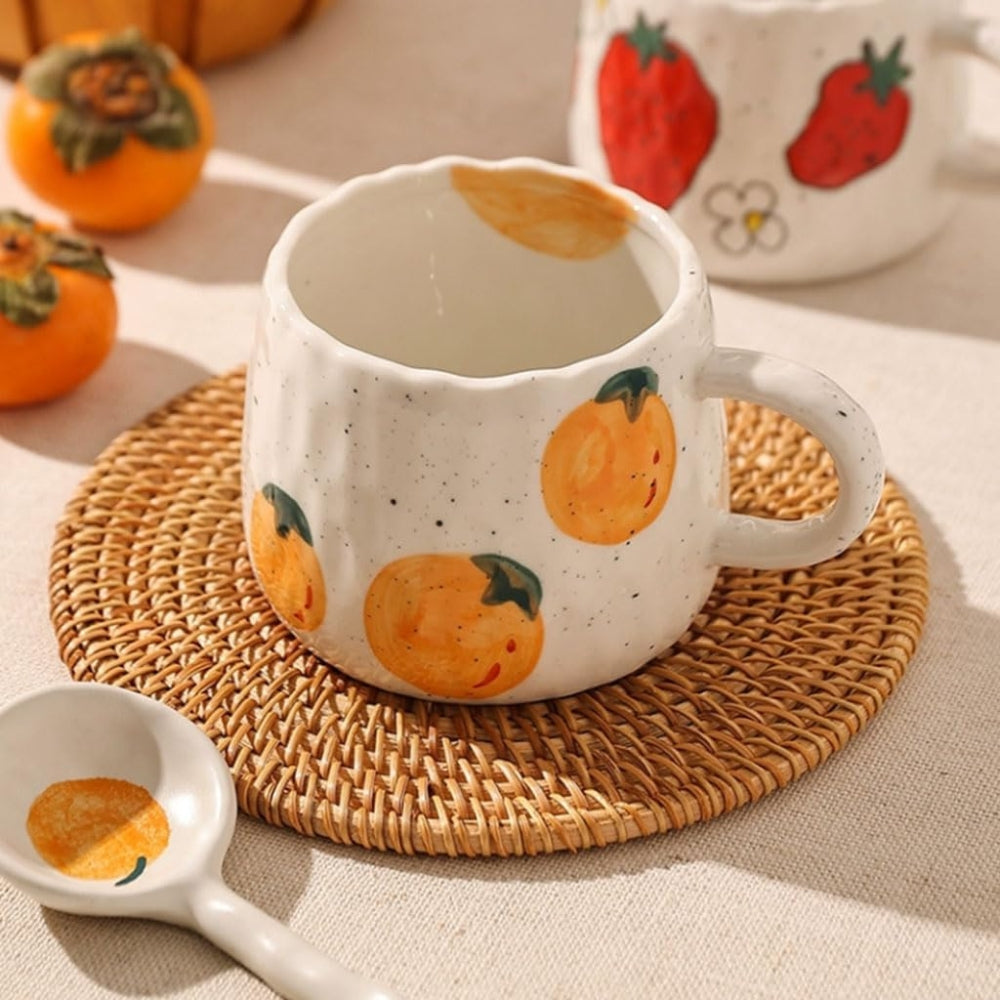BowLift | Sunny Fruit Ceramic Coffee Mug Collection