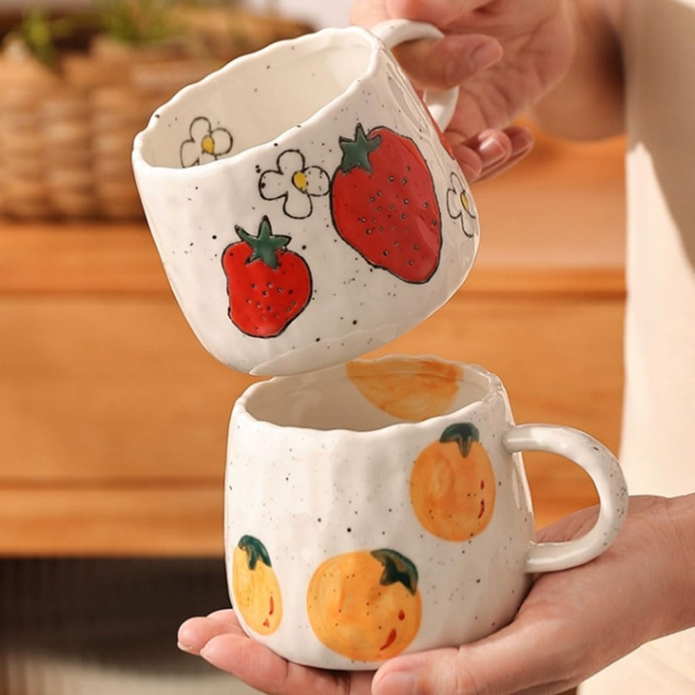BowLift | Sunny Fruit Ceramic Coffee Mug Collection
