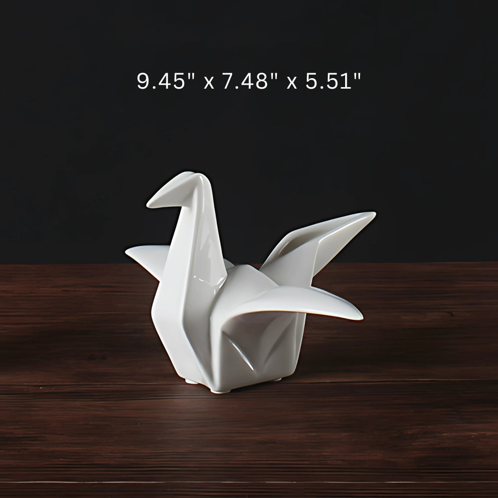 BowLift | Origami-Inspired Ceramic Bird Statue