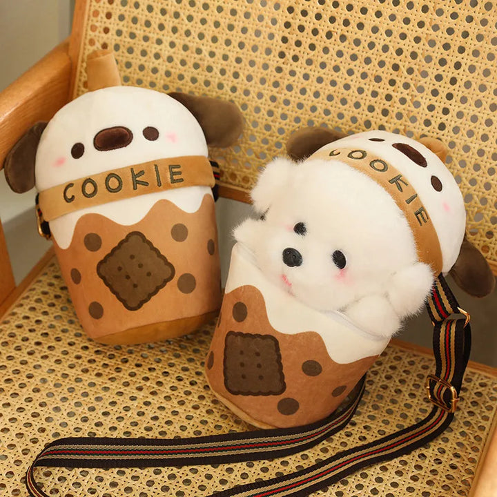 BowLift | Sweet Cookie Cup Puppy Plush Handbag