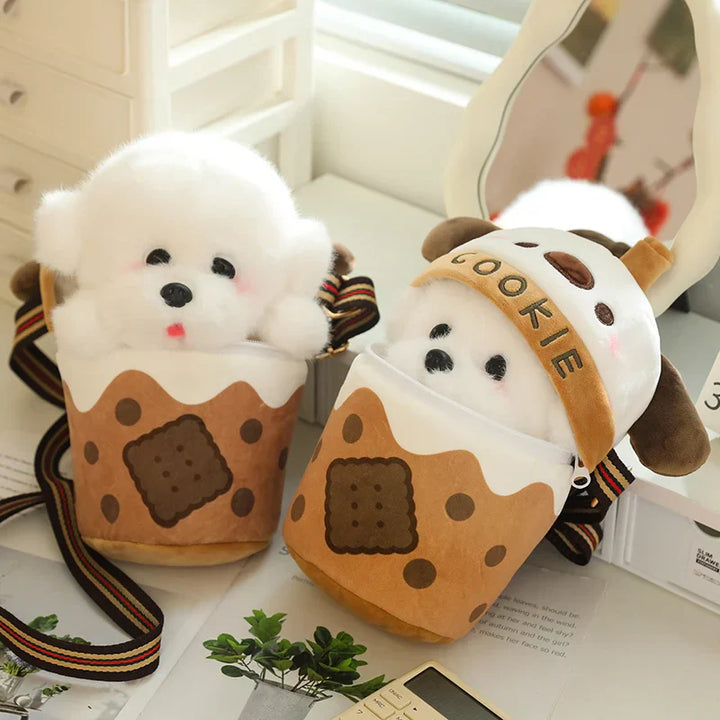 BowLift | Sweet Cookie Cup Puppy Plush Handbag