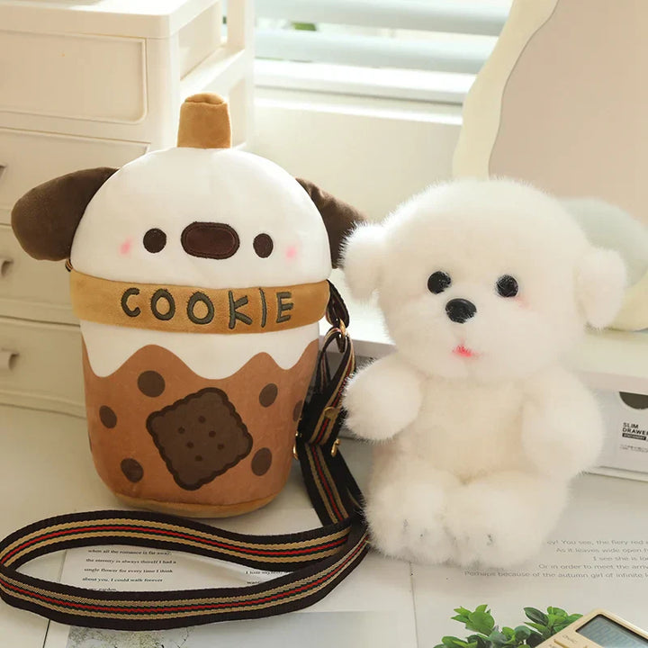 BowLift | Sweet Cookie Cup Puppy Plush Handbag