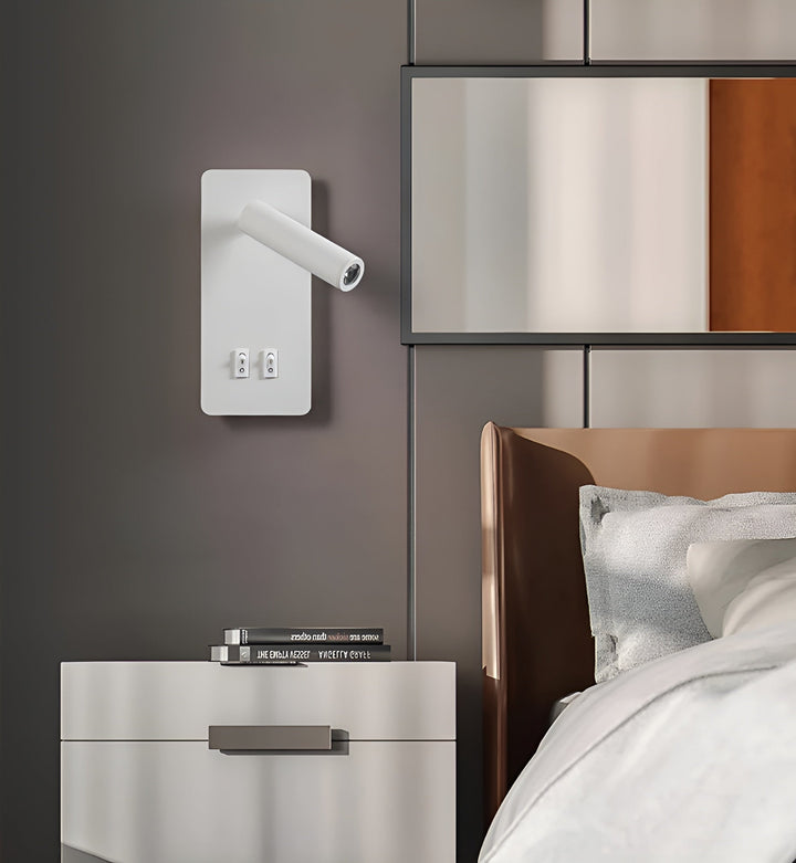 BowLift | Swivel330 | Minimalist Cylinder Wall Light – Adjustable 330° Rotating LED Sconce