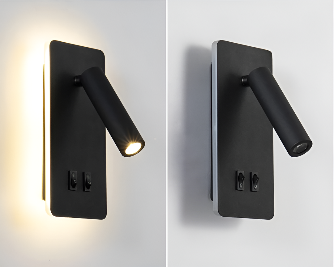 BowLift | Swivel330 | Minimalist Cylinder Wall Light – Adjustable 330° Rotating LED Sconce