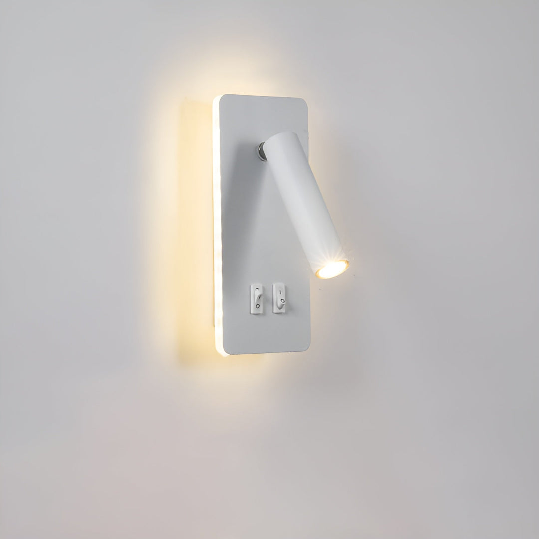 BowLift | Swivel330 | Minimalist Cylinder Wall Light – Adjustable 330° Rotating LED Sconce