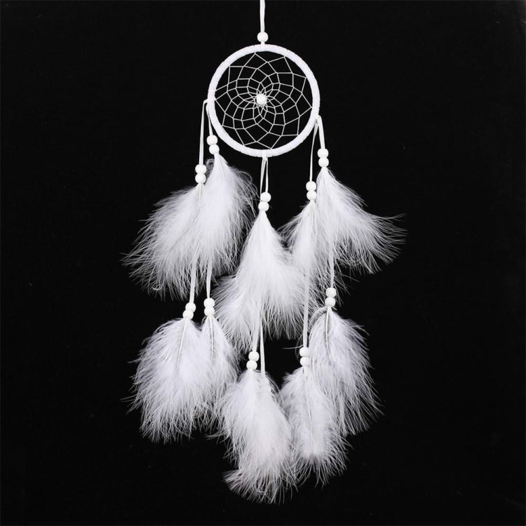BowLift | Simple creative home decor ornaments dreamcatcher car pendant (White)