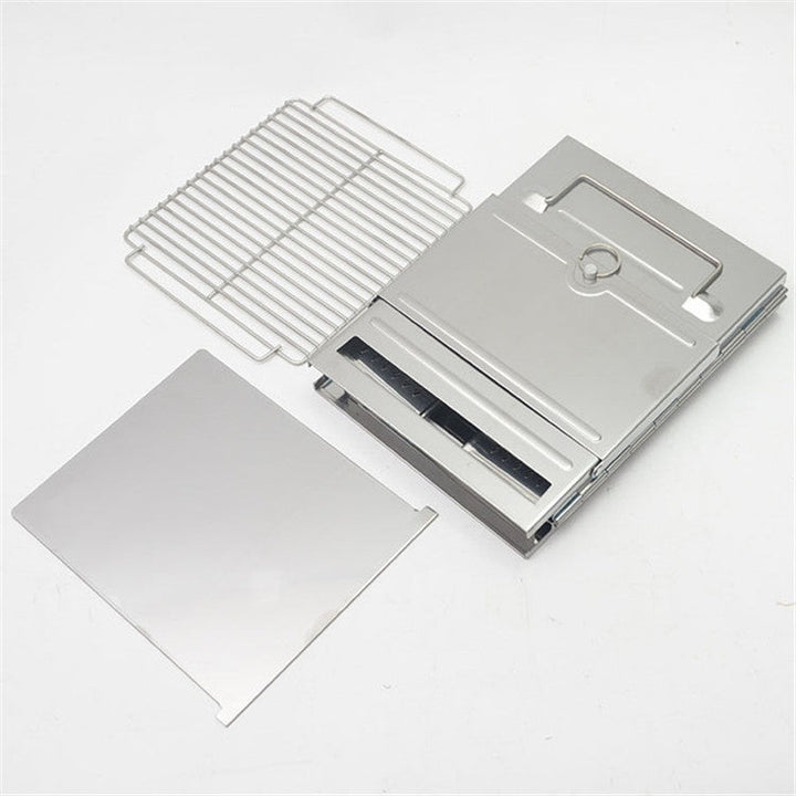 BowLift | Portable Stainless Steel Folding Grill Charcoal Grill Grill Outdoor Camping Wood Stove
