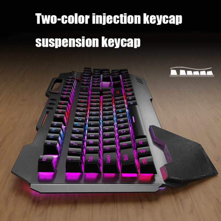 BowLift | K680 RGB Rechargeable Gaming Wireless Keyboard and Mouse Set (Black)