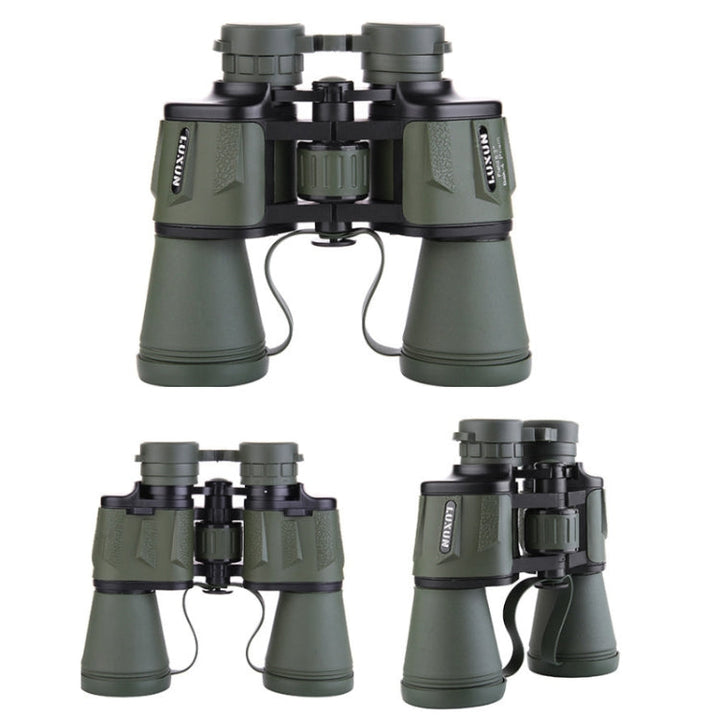 BowLift | Luxun 20X50 Outdoor Binoculars Low Light Night Vision Non-Infrared High Performance Binoculars (Olive Green)