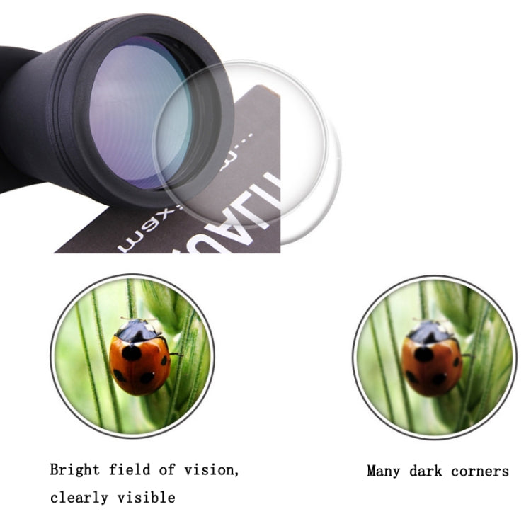 BowLift | Luxun 20X50 Outdoor Binoculars Low Light Night Vision Non-Infrared High Performance Binoculars (Black)