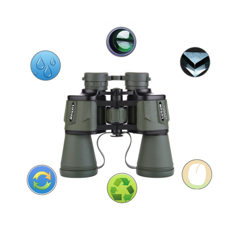 BowLift | Luxun 20X50 Outdoor Binoculars Low Light Night Vision Non-Infrared High Performance Binoculars (Black)