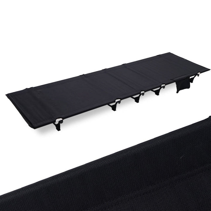BowLift | CLS Outdoor Lightweight Folding Bed Camping Simple Leisure Bed (Black)