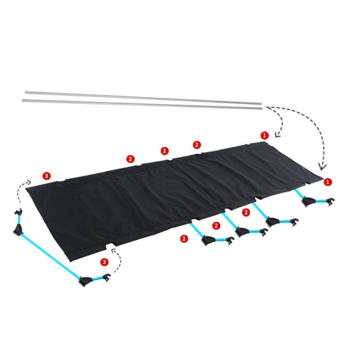 BowLift | CLS Outdoor Lightweight Folding Bed Camping Simple Leisure Bed