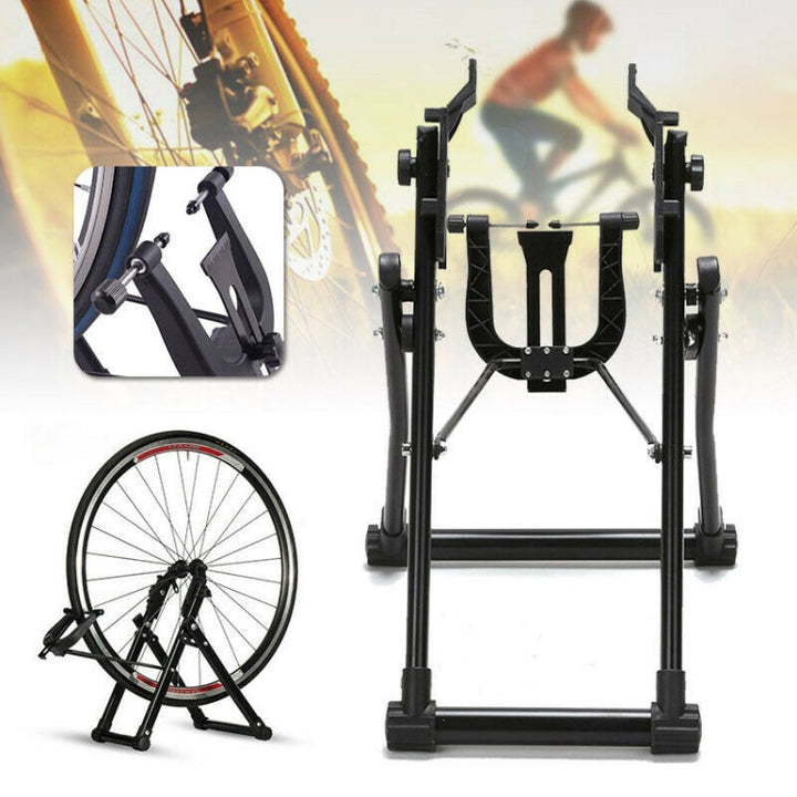 BowLift | Bicycle Accessories Bicycle Adjustment Ring Table Bicycle Tool Wheel Set Adjustment Table (Blue)