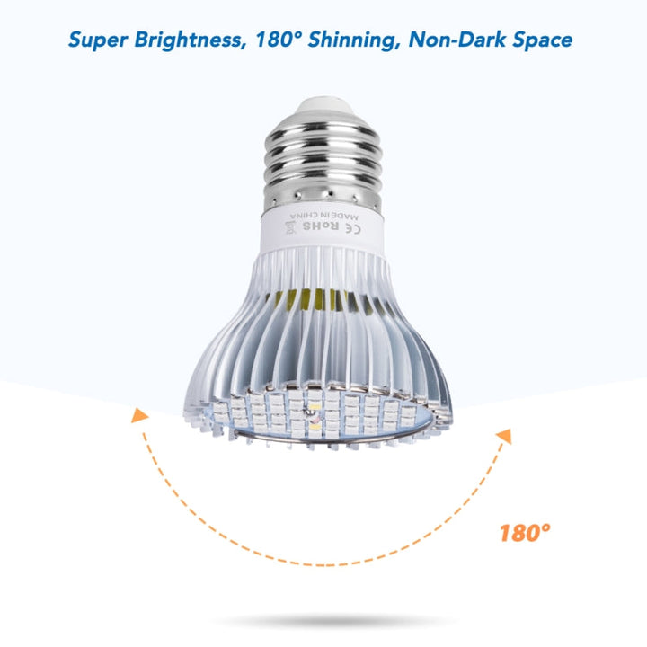BowLift | LED Plant Growth Lamp Full Spectrum E27 Plant Fill Light, Power: 30W 40 Lamp Beads