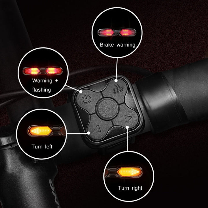 BowLift | Bicycle Smart Wireless Remote Control Driving Control Warning Taillight (DT-6002Z)