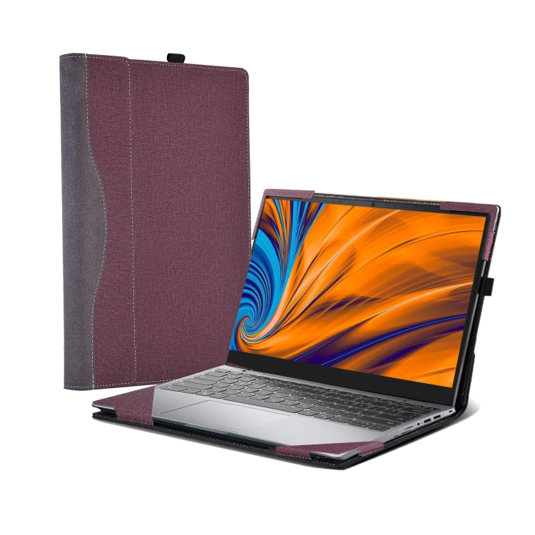 BowLift | For Samsung Galaxy Book 3 Pro 360 16 Inch Leather Laptop Anti-Fall Protective Case (Black)