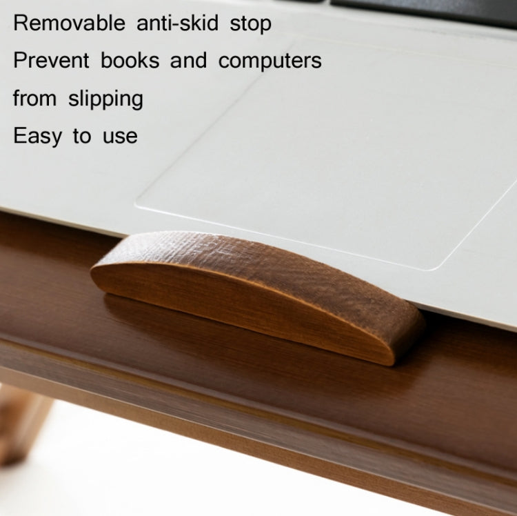 BowLift | 741ZDDNZ Bed Use Foldable Height Adjustable Laptop Desk Dormitory Study Desk, Specification: Classic Tea Color 88cm Thick Bamboo