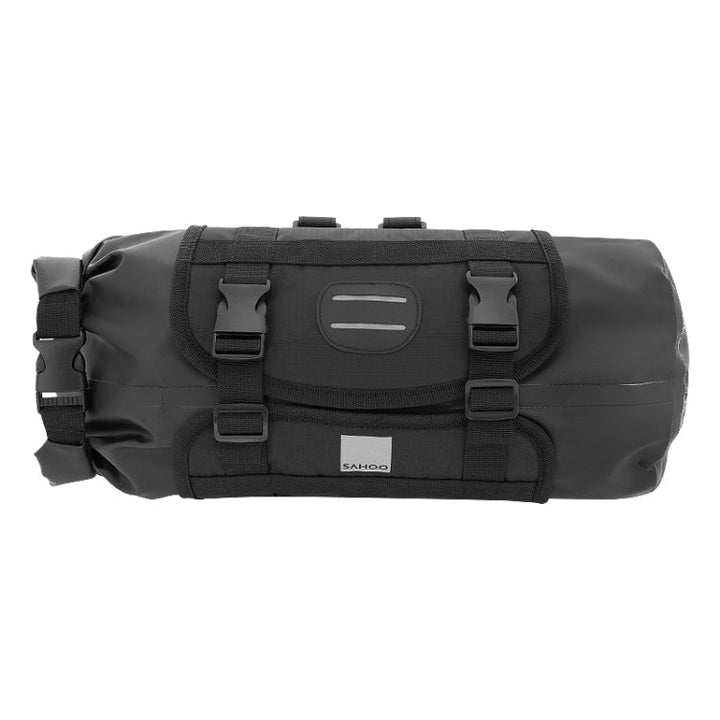 BowLift | SAHOO 11L Enlarged Bicycle Front Bag Mountain Bike Clip Mesh Waterproof and Wear-resistant Handlebar Bag (Black)