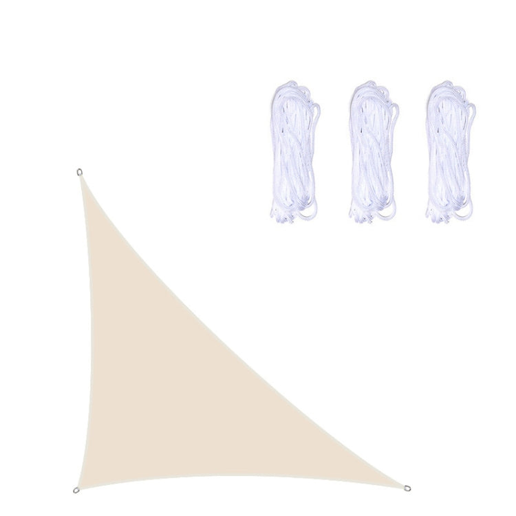 BowLift | Triangular Outdoor Garden Sun Sail waterproof UV-resistant, size: 3m x 4m x 5m (Beige)
