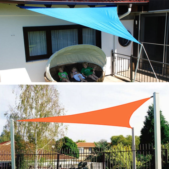 BowLift | Triangular Outdoor Garden Sun Sail waterproof UV-resistant, size: 3m x 4m x 5m (Beige)