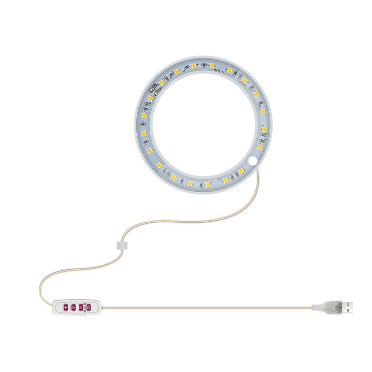 BowLift | LED Plant Growth Lamp Full Spectrum Intelligent Timer Indoor Fill Light Ring Plant Lamp, Power: One Head (Sunshine)