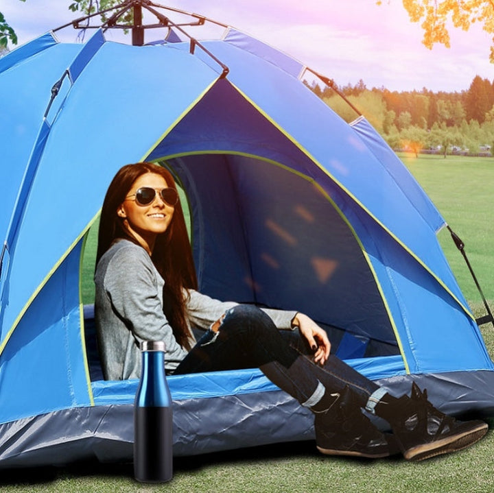 BowLift | TC-014 Outdoor Beach Travel Camping Automatic Spring Multi-Person Tent For 2 Persons (Blue)
