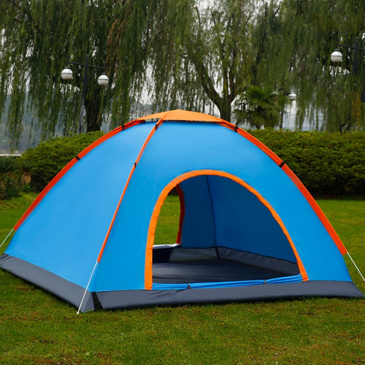BowLift | Outdoor Camping Beach Rainproof Sunproof Automatic Quick Setup Tent for 3-4 People (Blue)