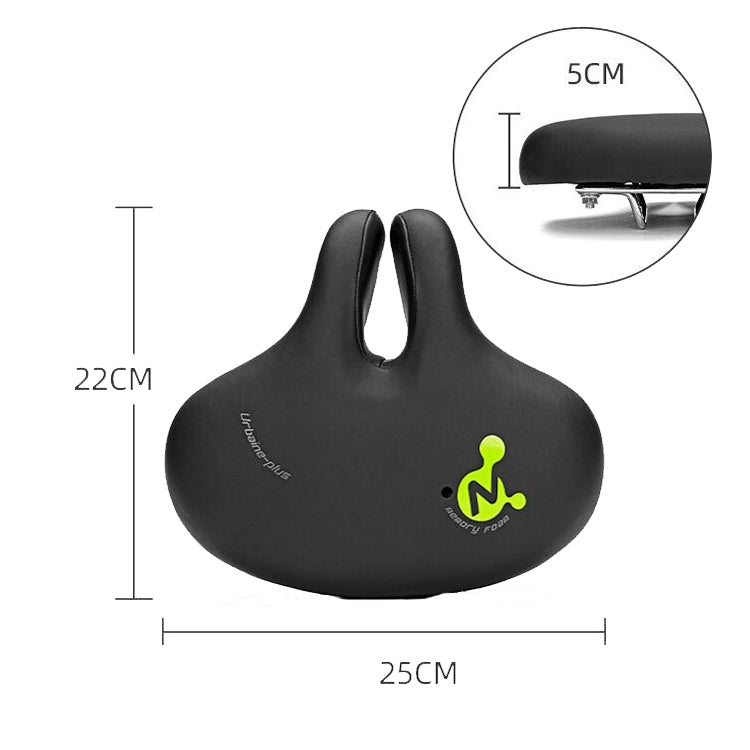 BowLift | Bike No Nasal Seat Mountain Bike Saddle Comfortable Shock Absorption Bicycle Outdoor Bicycle Accessories Saddle (Fluorescent Green)