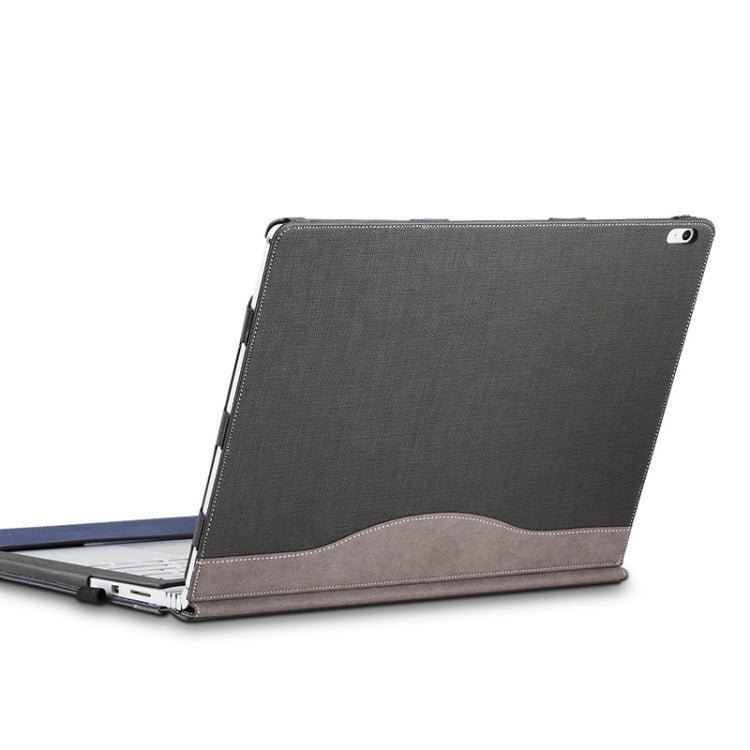 BowLift | PU Leather Laptop Protection Sleeve for Microsoft Surface Book 2 13.5 Inch (Gentleman Grey)