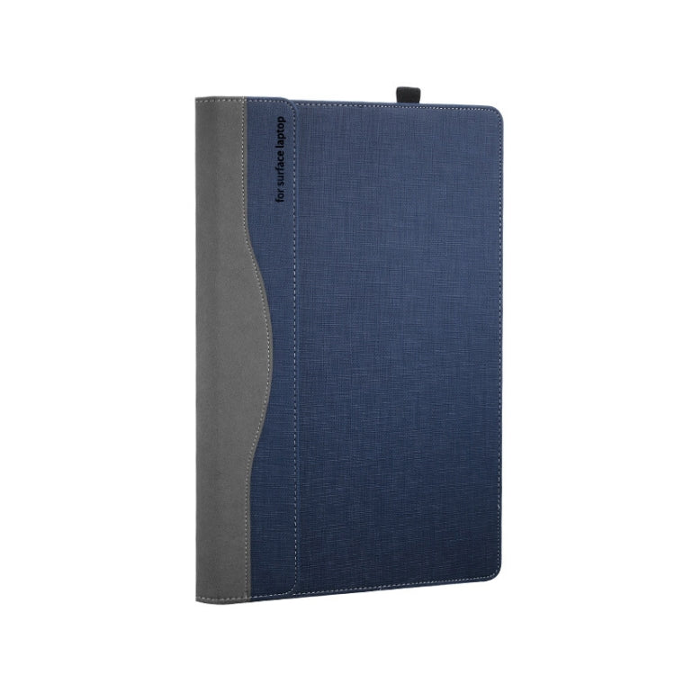 BowLift | 13.5 Inch Multifunctional PU Leather Laptop Case for Microsoft Surface Laptop 1/2/3/4 (Blue)