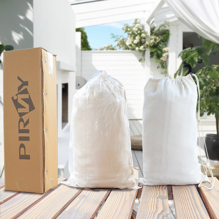 BowLift | 200x150cm Double Outdoor Camping Tassel Canvas Hammock with Rod (Pink Stripes)