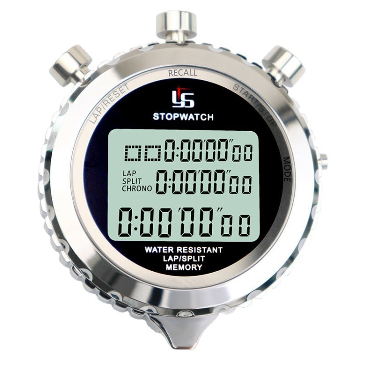 Digital Stopwatch Stainless Steel 3-Line Display | Bowlift