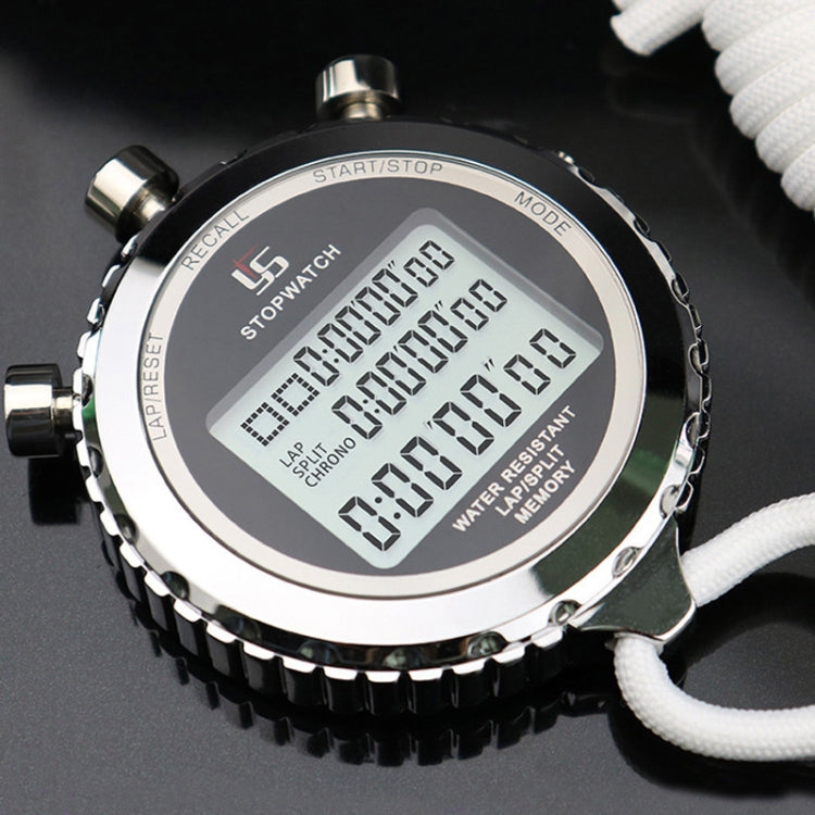 Digital Stopwatch Stainless Steel 3-Line Display | Bowlift