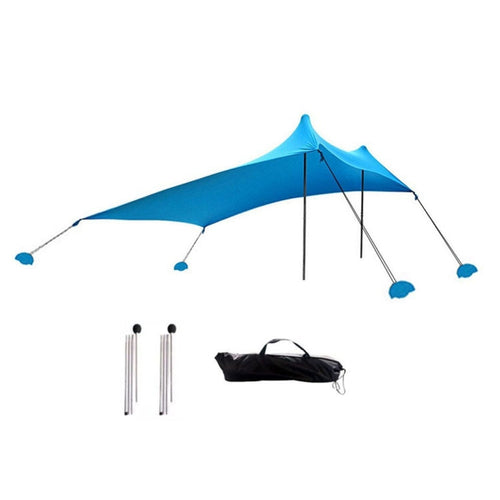 BowLift | Outdoor Beach Lycra Canopy Camping Tent Sunshade Fishing Tent, Size: 210x160x150cm(Blue)