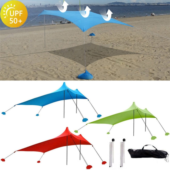 BowLift | Outdoor Beach Lycra Canopy Camping Tent Sunshade Fishing Tent, Size: 210x160x150cm(Blue)
