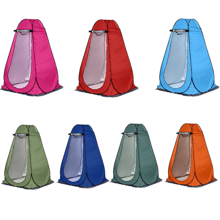 BowLift | Outdoor Camping Toilet Tent Automatic Shower Tent, Style: Single Person (Olive Green)
