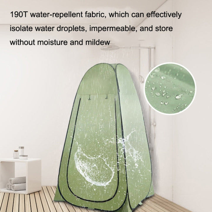 BowLift | Outdoor Camping Toilet Tent Automatic Shower Tent, Style: Single Person (Olive Green)