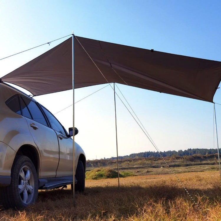 BowLift | Outdoor Picnic Camping Tent Beside The Car Waterproof Sunshade 200x440cm (Dark Gray)