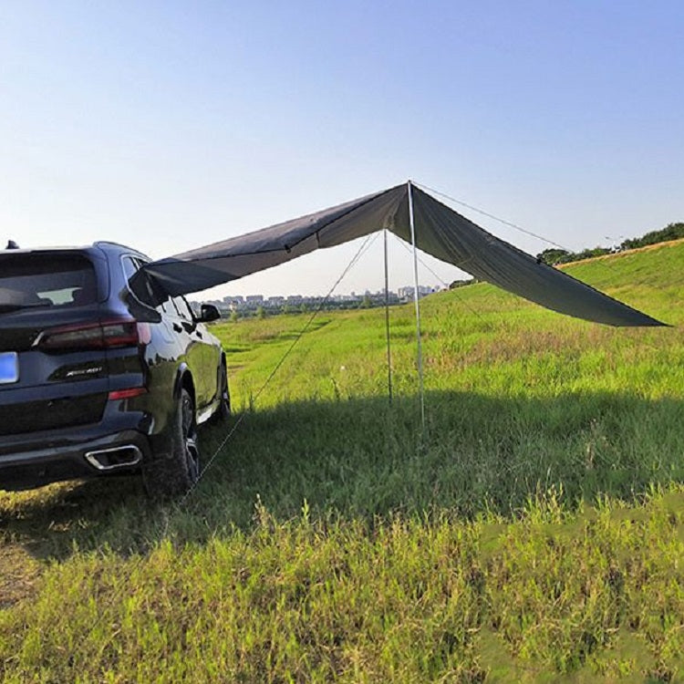 BowLift | Outdoor Picnic Camping Tent Beside The Car Waterproof Sunshade 200x440cm (Dark Gray)