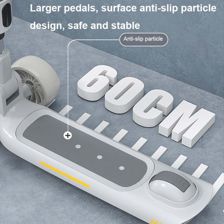 BowLift | MIJIAQI 01 3 In 1 Multifunctional Folding Kids Scooter with Music and Lights, Spec: Gray Seat