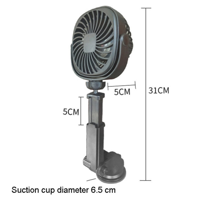 Car Suction Cup Fan Desktop Dormitory Office Kitchen Fan(Pink) | Bowlift