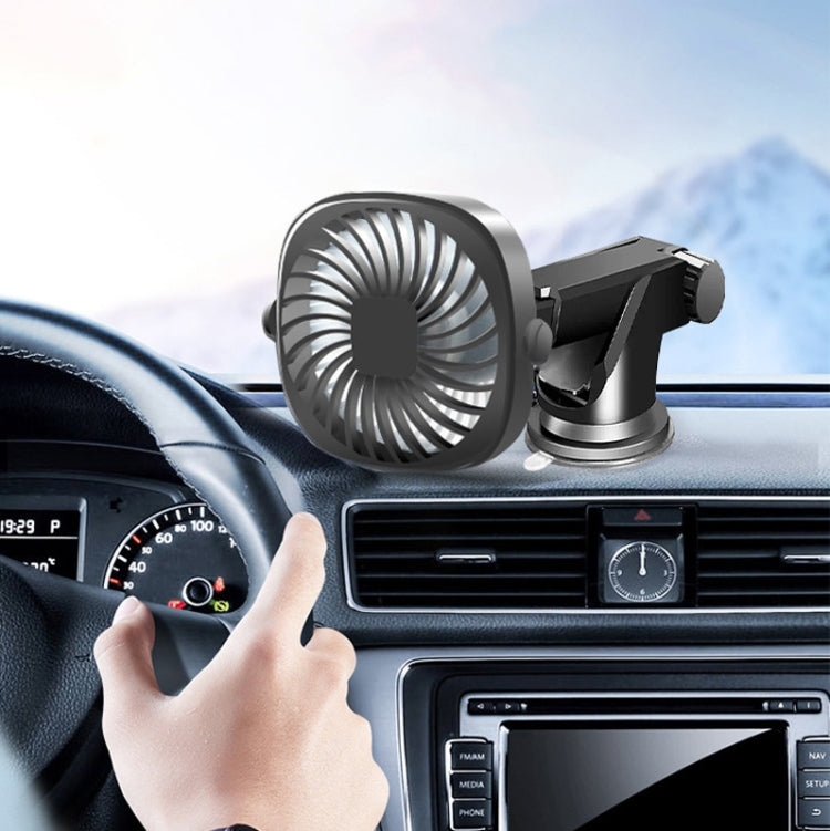 Car Suction Cup Fan Desktop Dormitory Office Kitchen Fan(Pink) | Bowlift